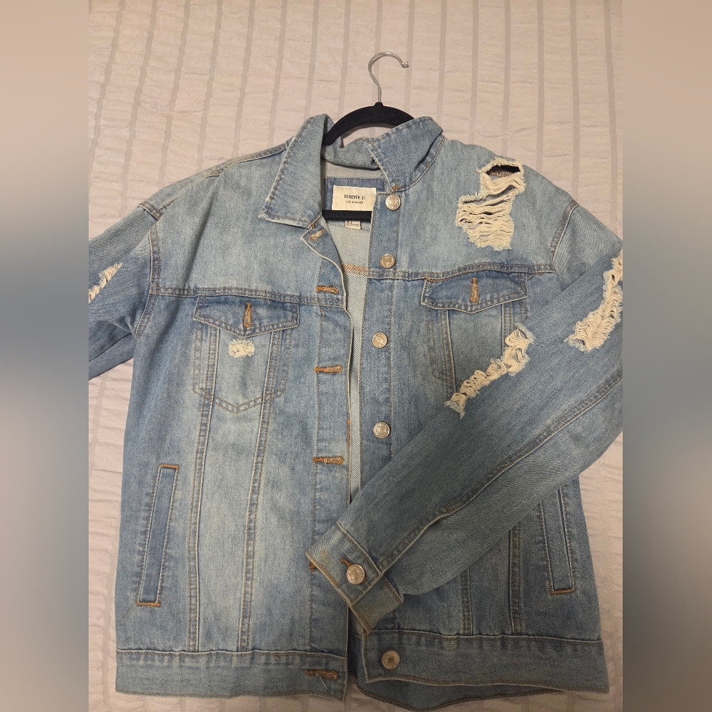 Forever 21 Light Blue Denim Jacket